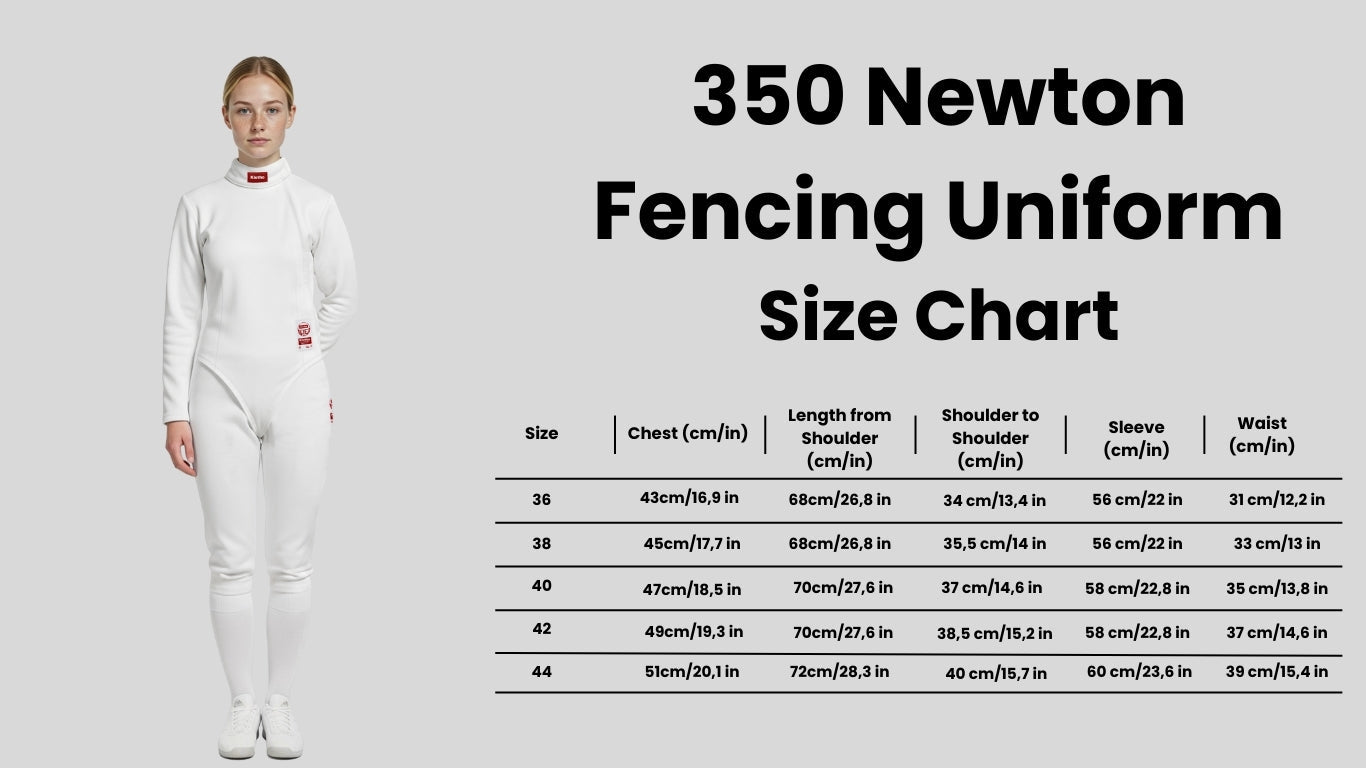 Women's 350N Fencing Uniform Set - CE Certified Jacket & Pants