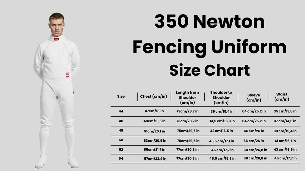 Men's 350N Fencing Uniform Set - CE Certified Jacket & Pants