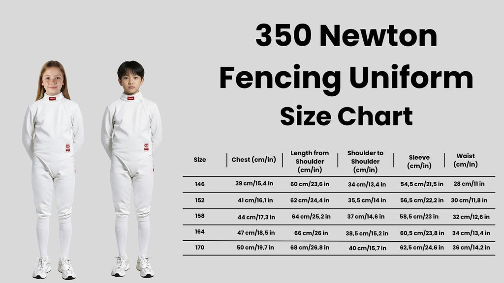 Kids' 350N Fencing Uniform Set