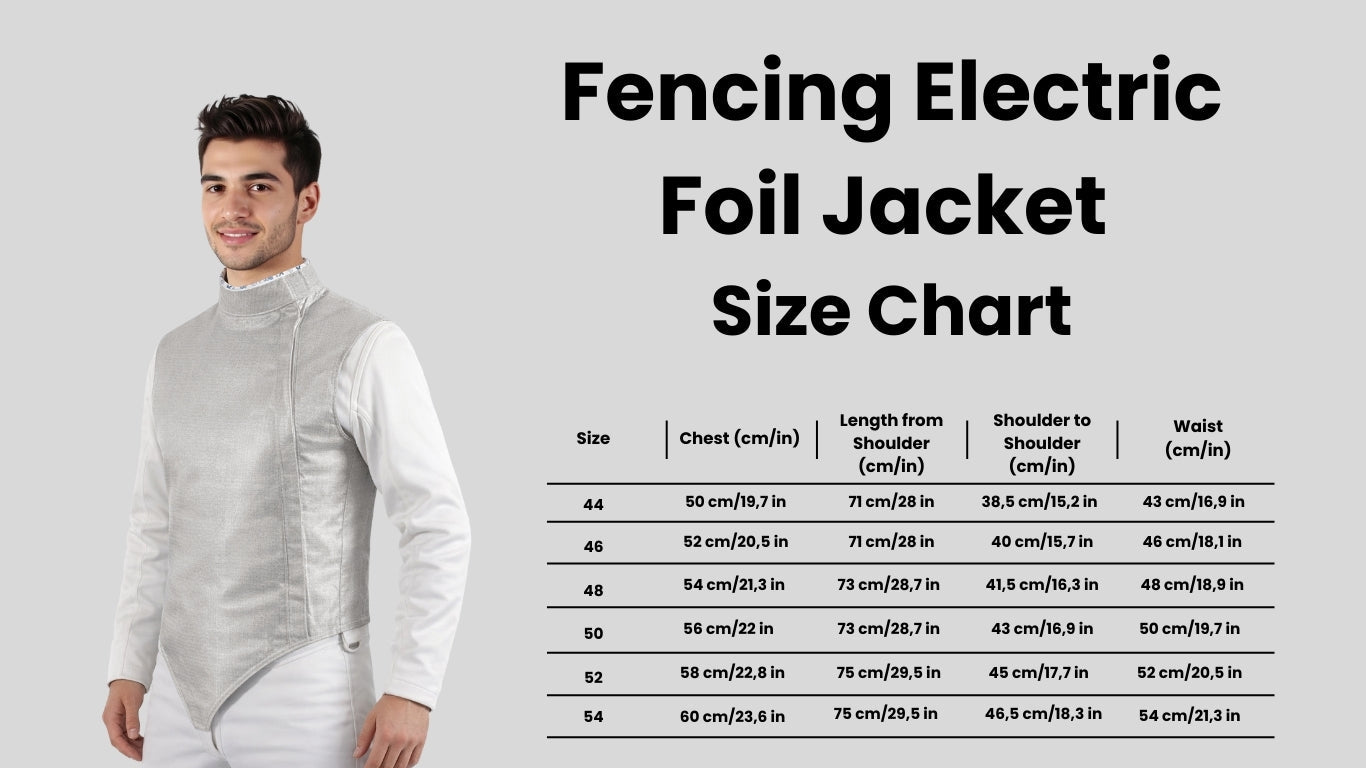 Fencing Electric Foil Man Jacket – Training & Competition