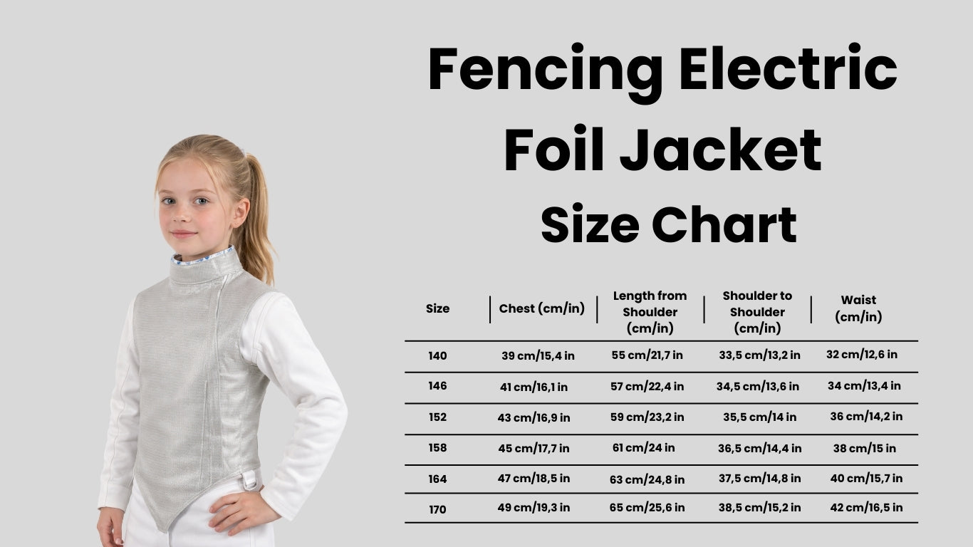 Fencing Electric Foil Girls Jacket – Training & Competition