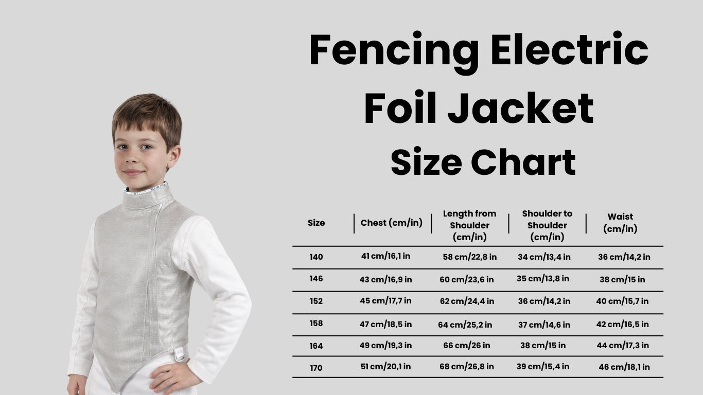 Fencing Electric Foil Boys Jacket – Training & Competition