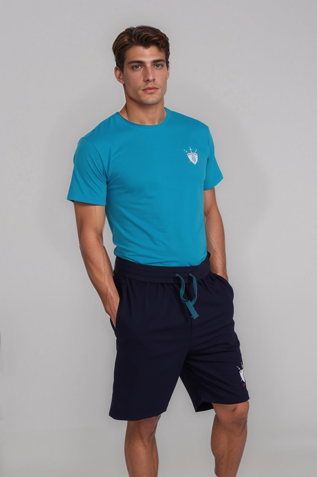 Balestra Navy Blue  Fencing Shorts