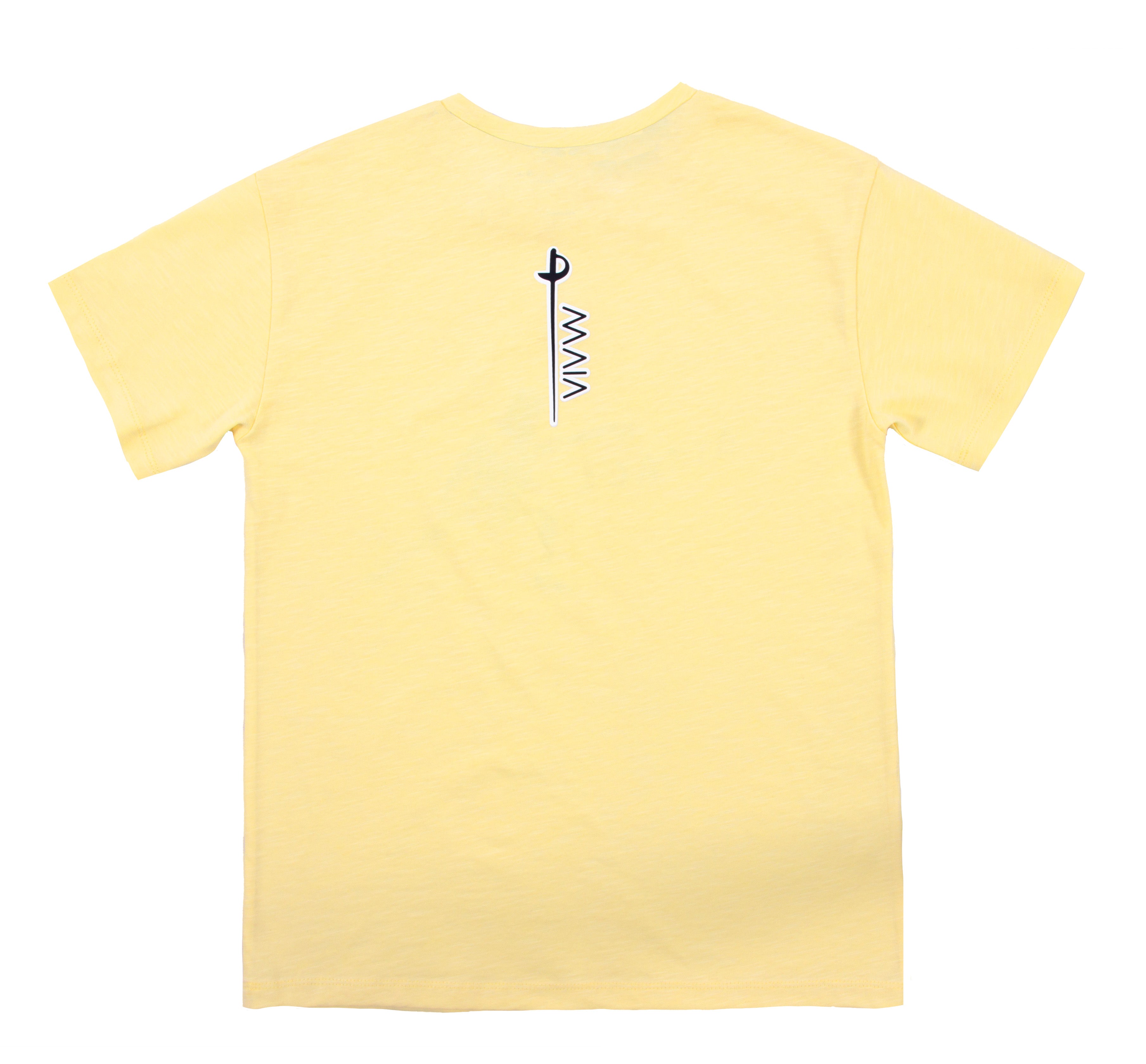 Boys’ Yellow Fencing Print T-Shirt