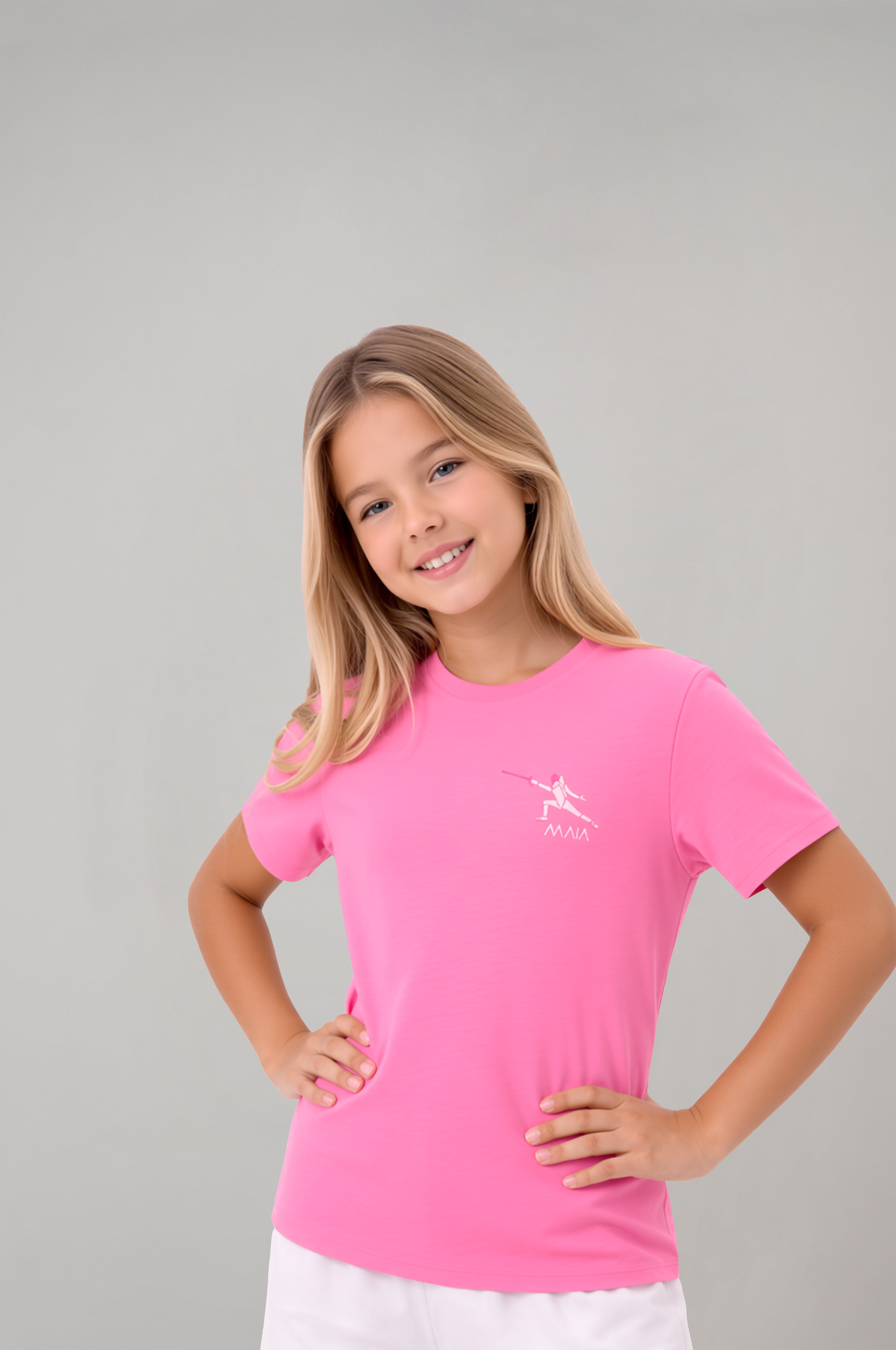 Girls’ Embroidered Fencing T-Shirt