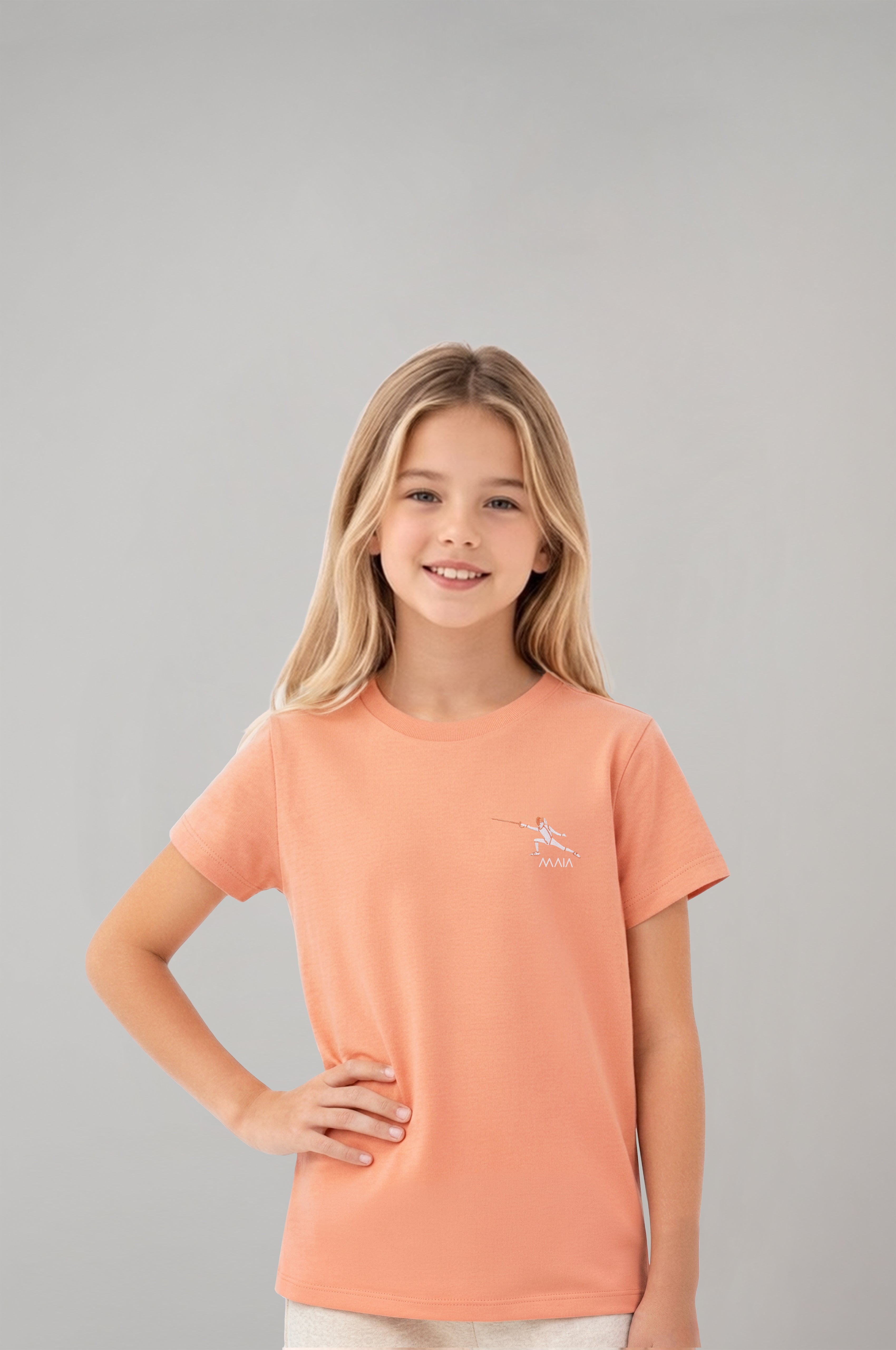 Girls’ Embroidered Fencing T-Shirt