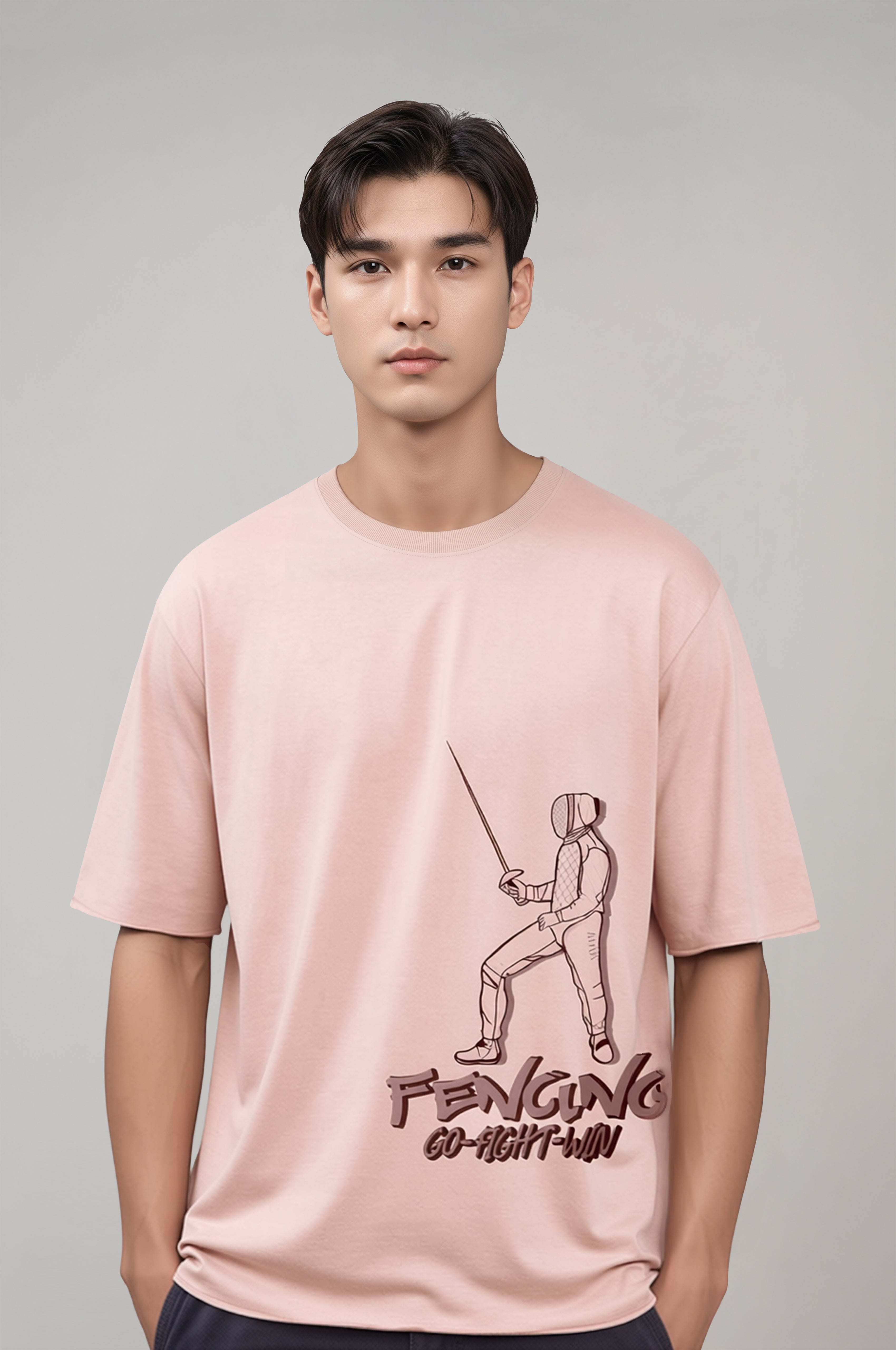 Men's Oversize Fencing T-shirt