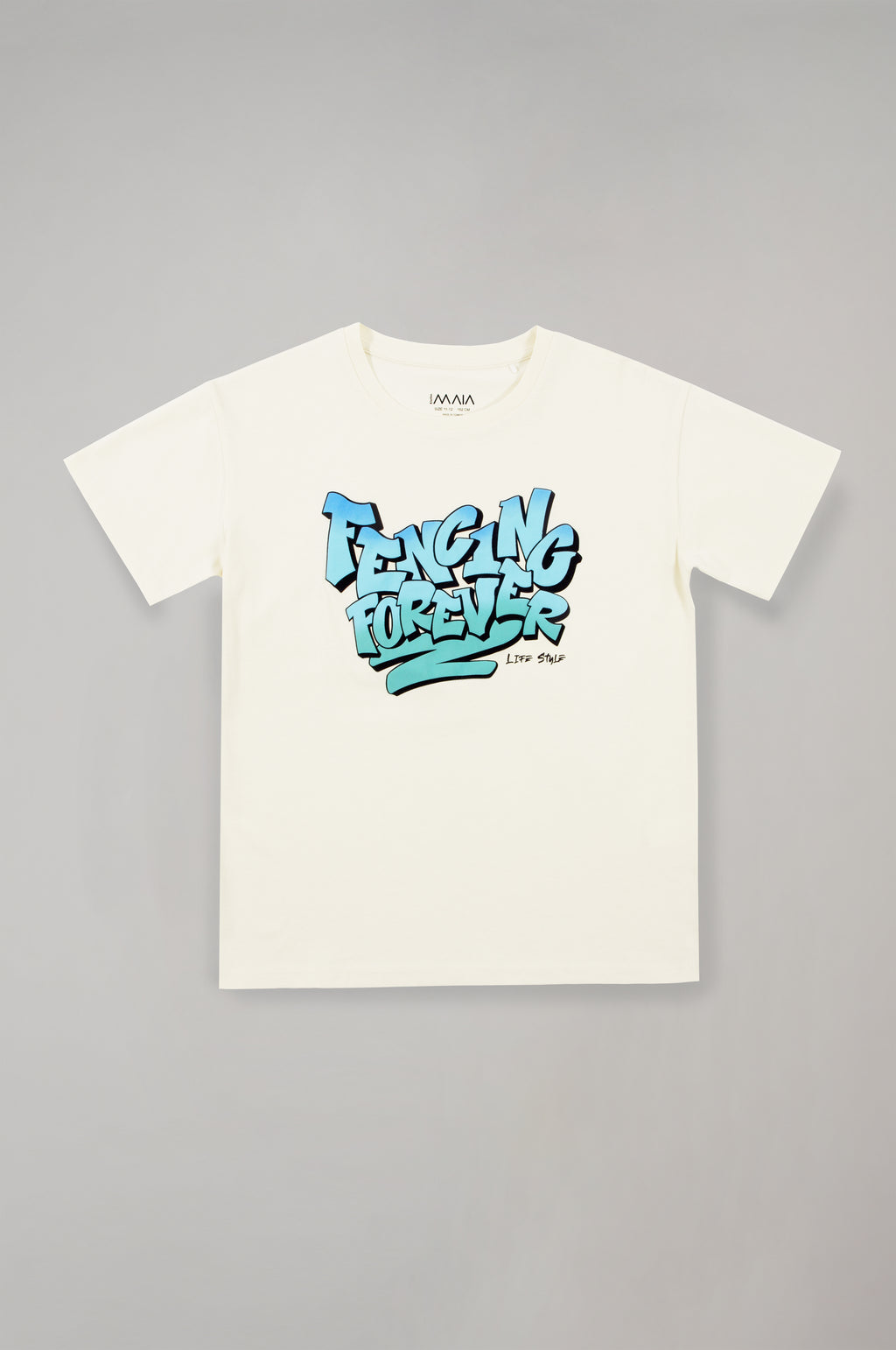 Boy's Ecru Fencing Forever Printed T-Shirt
