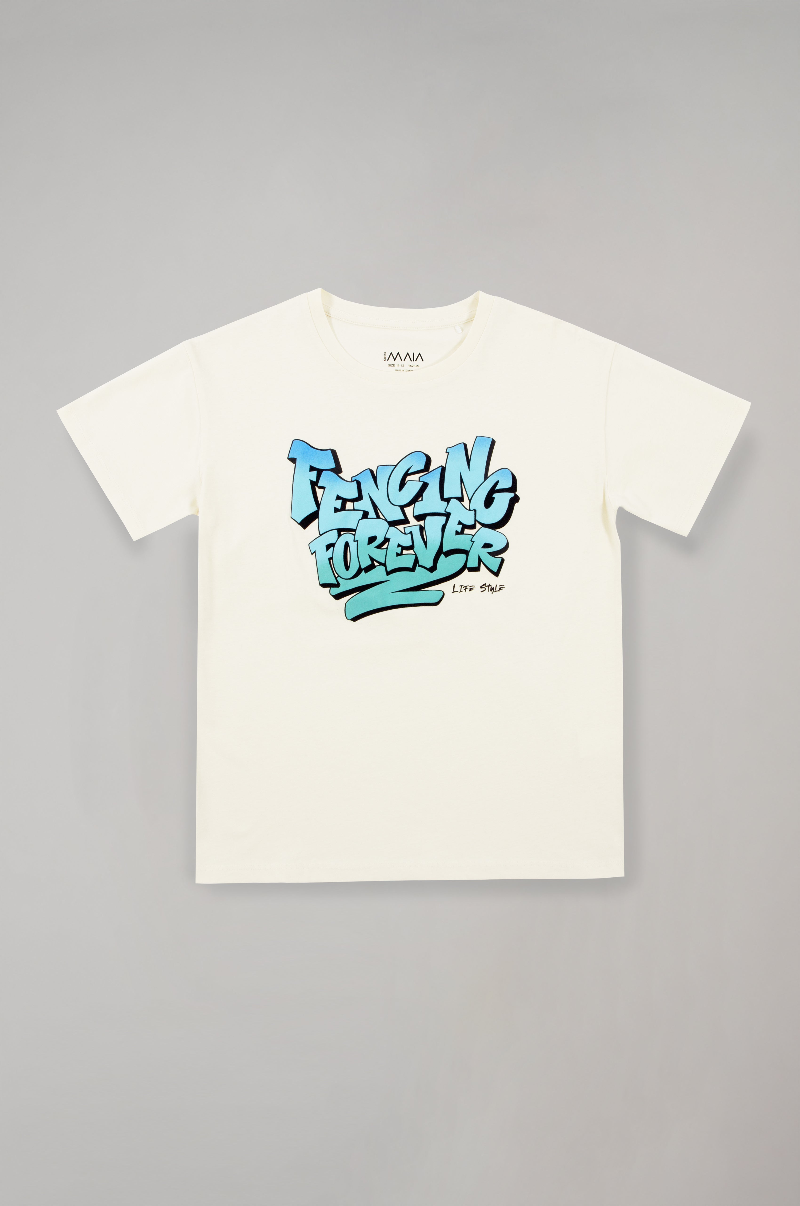 Boy's Ecru Fencing Forever Printed T-Shirt