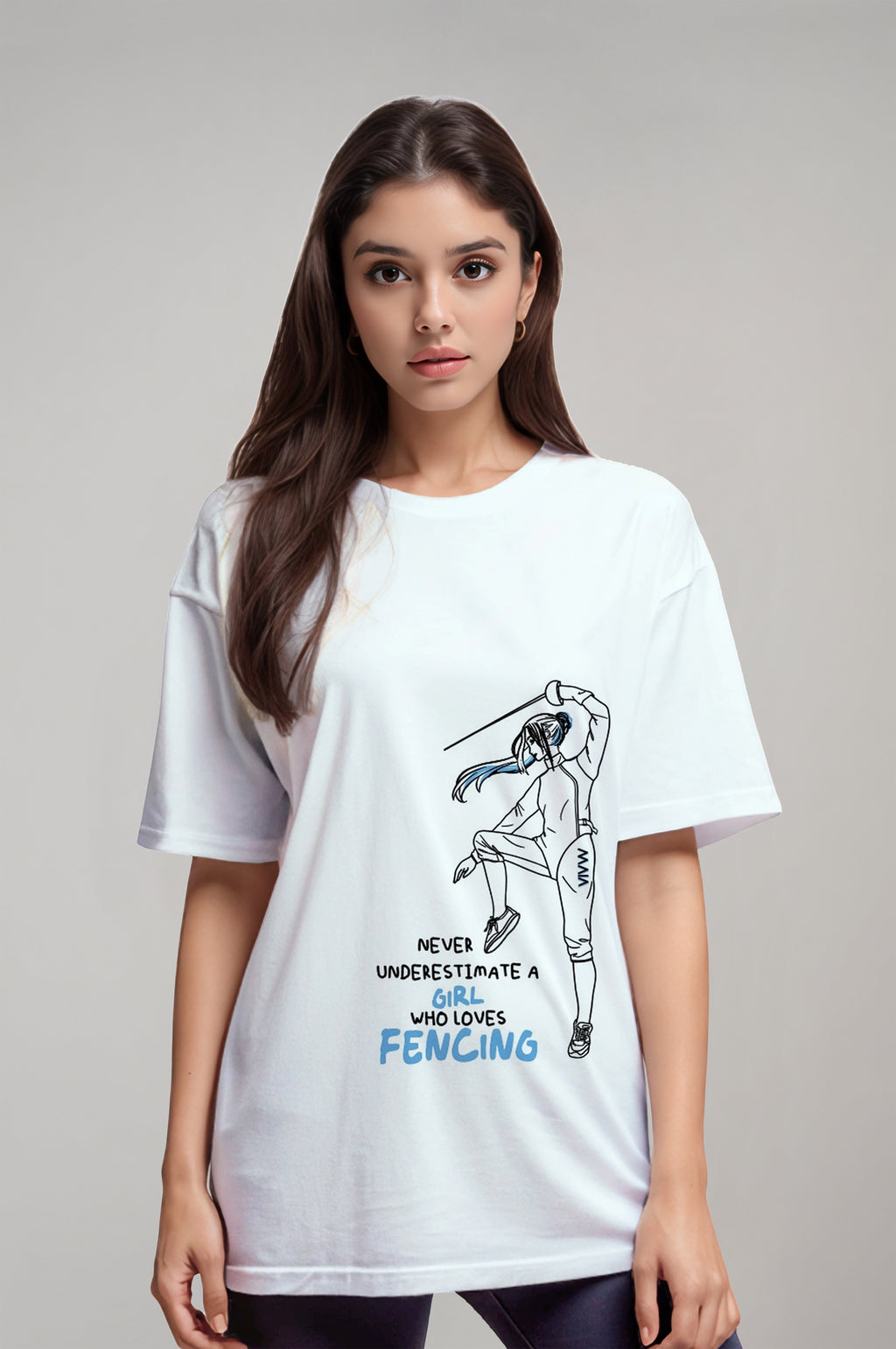 Women’s Relaxed Fit Fencing T-Shirt – Lightweight Modal Fabric