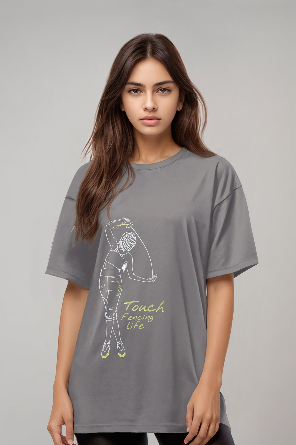 Women’s Relaxed Fit Fencing T-Shirt – Lightweight Modal Fabric