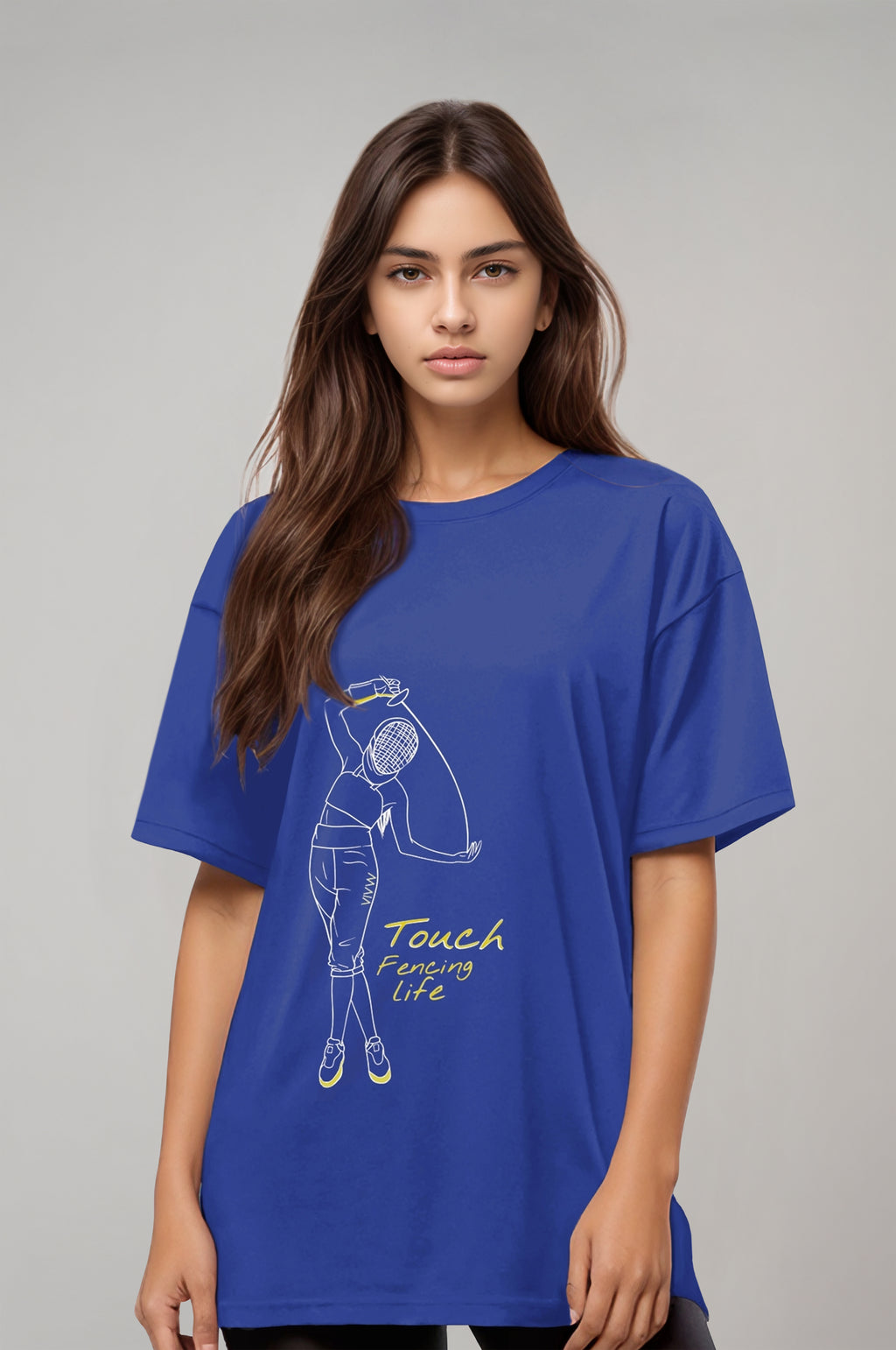 Women’s Relaxed Fit Fencing T-Shirt – Lightweight Modal Fabric