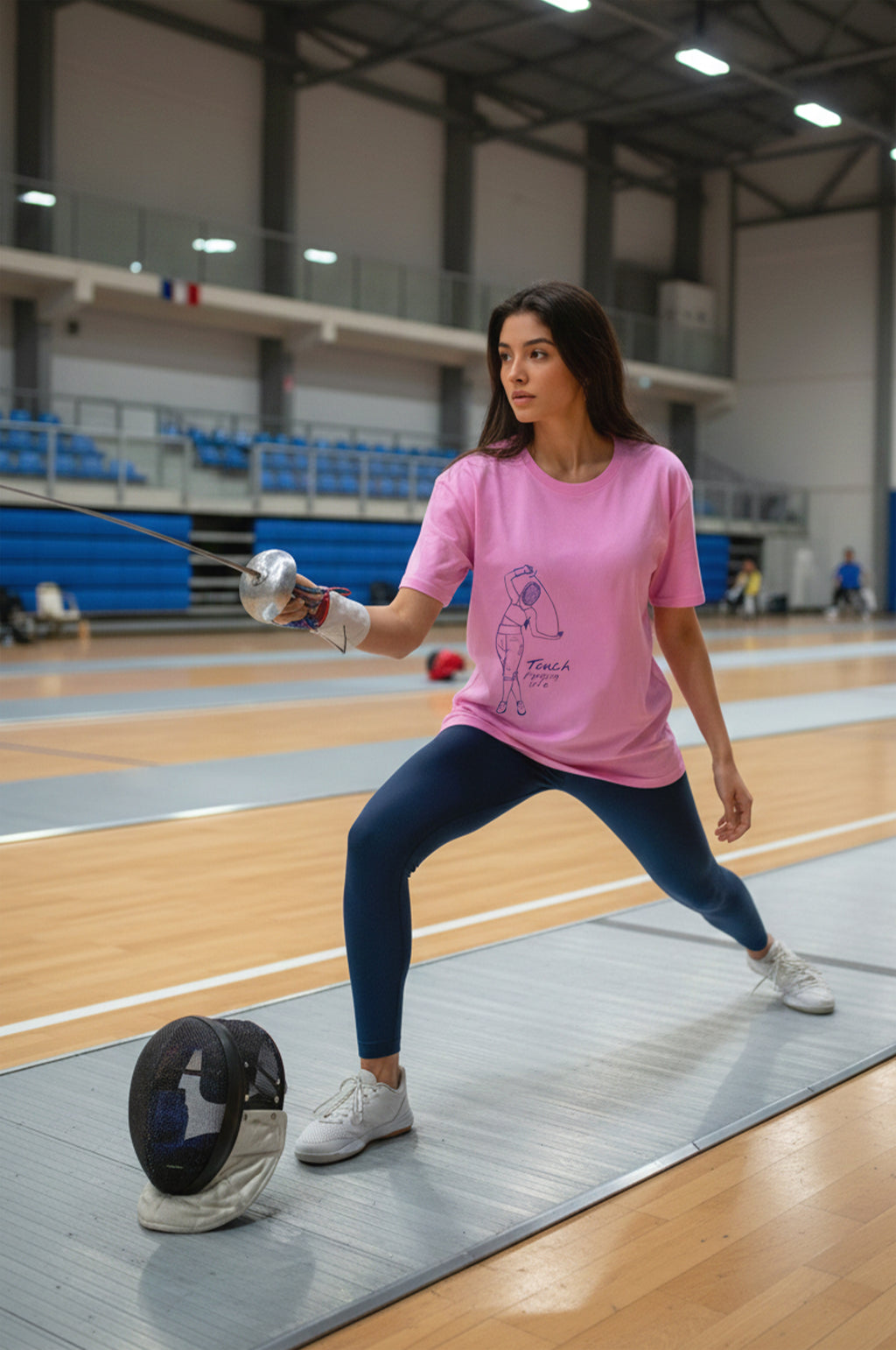Women’s Relaxed Fit Fencing T-Shirt – Lightweight Modal Fabric
