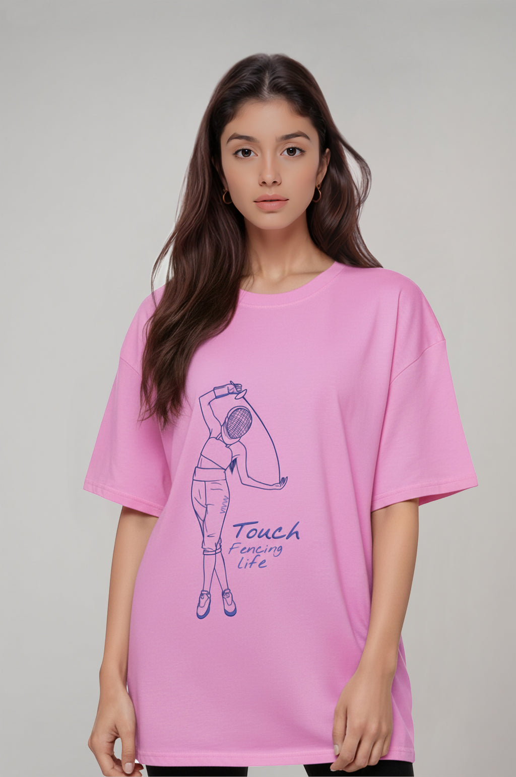Women’s Relaxed Fit Fencing T-Shirt – Lightweight Modal Fabric