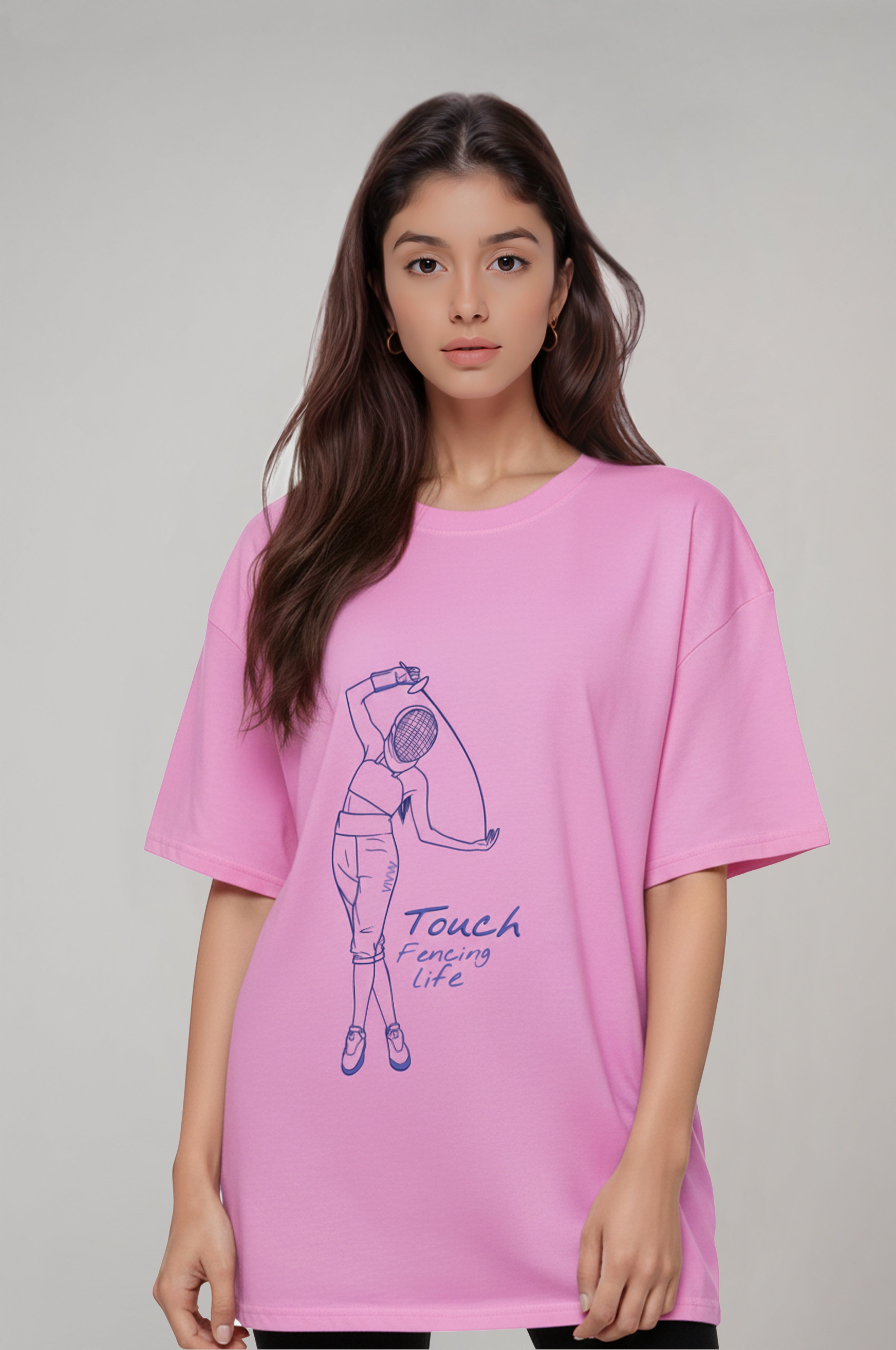 Women’s Relaxed Fit Fencing T-Shirt – Lightweight Modal Fabric