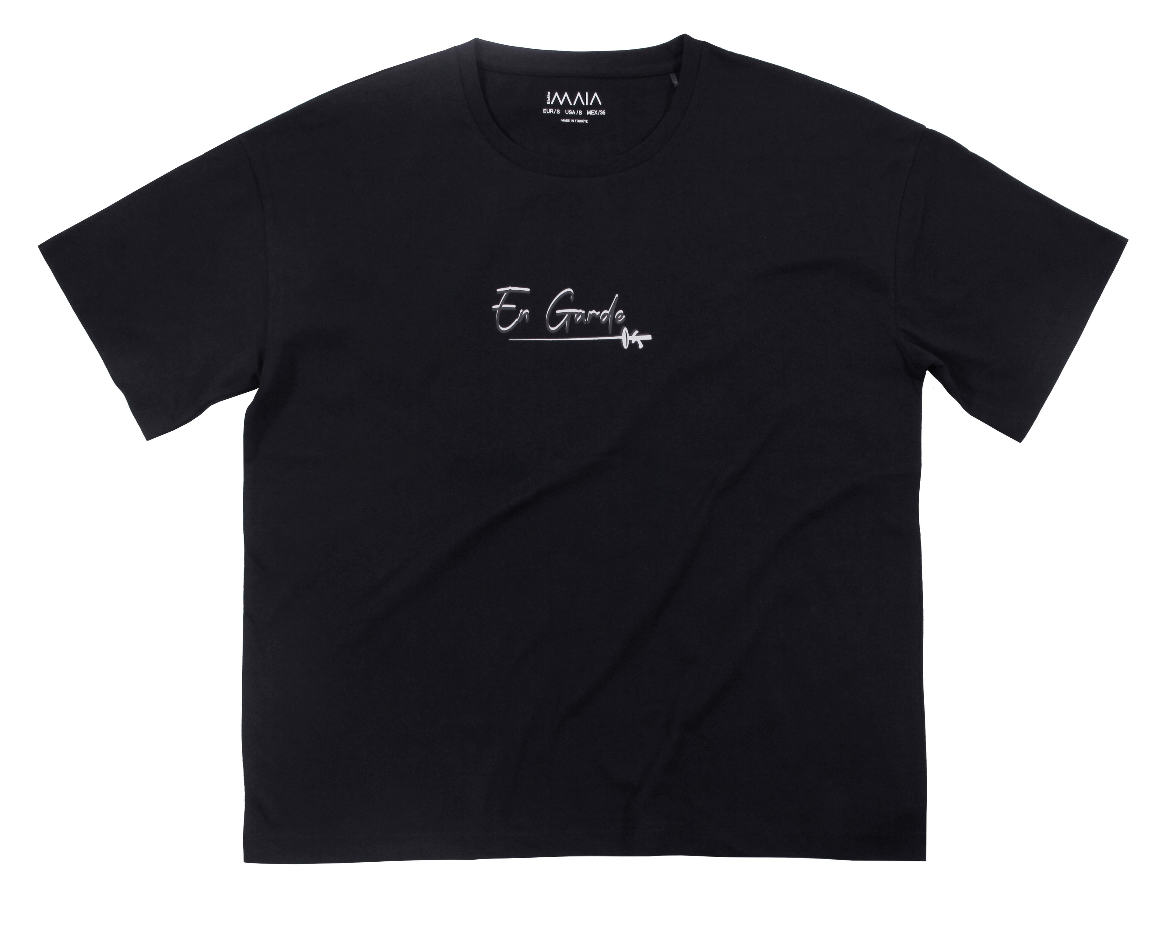 Women's Oversized T-Shirt with Fencing Print