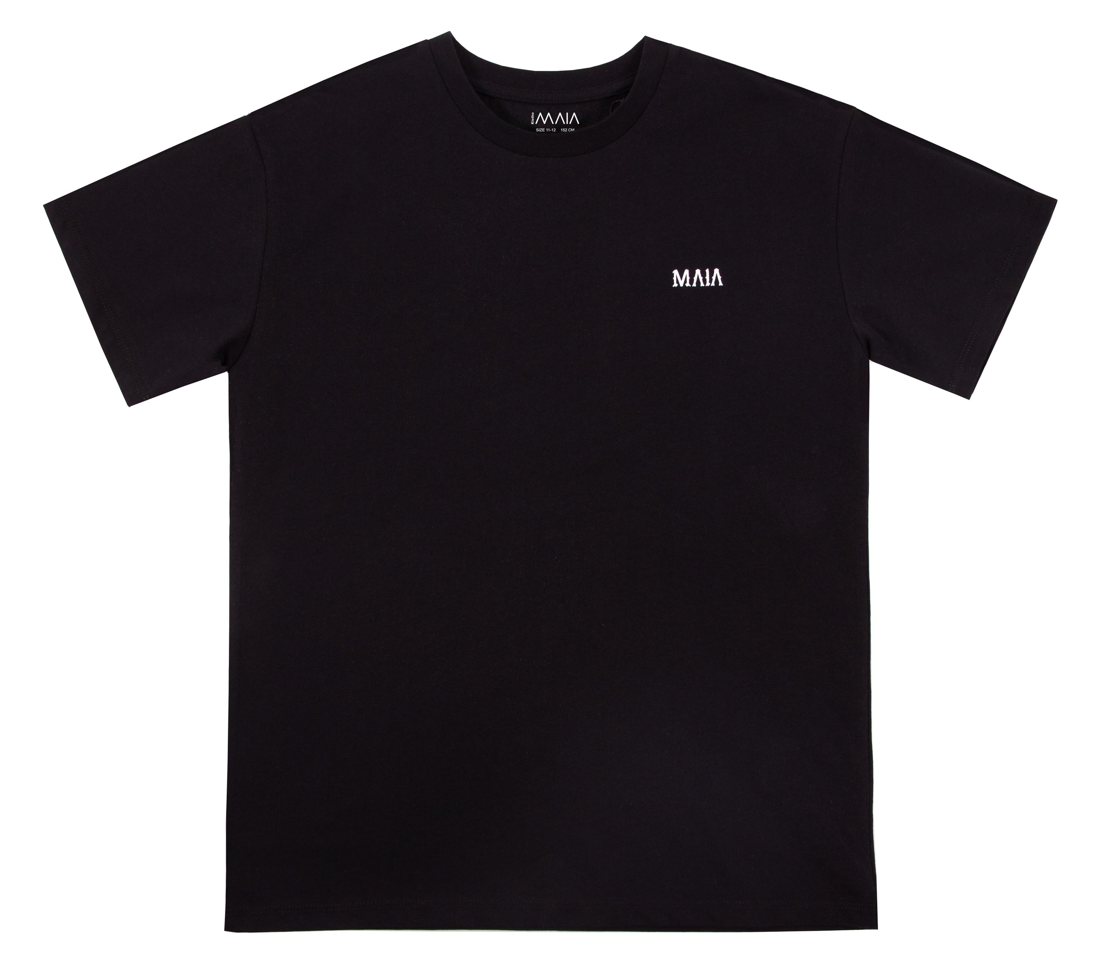 Boy's Black Fencing Attack Printed T-Shirt
