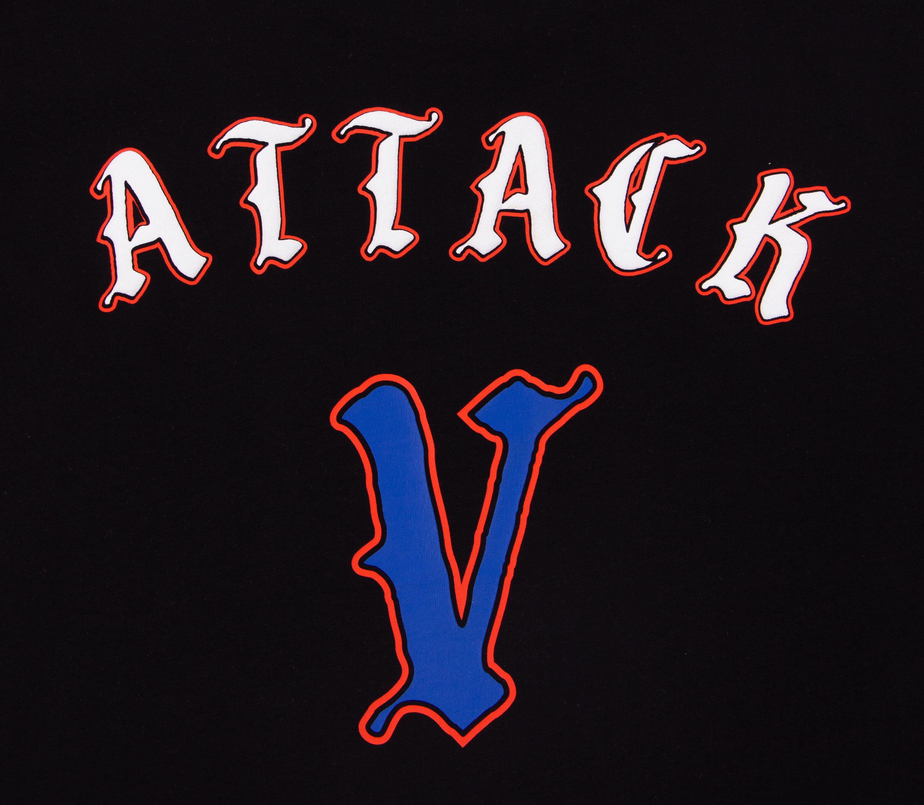 Boy's Black Fencing Attack Printed T-Shirt