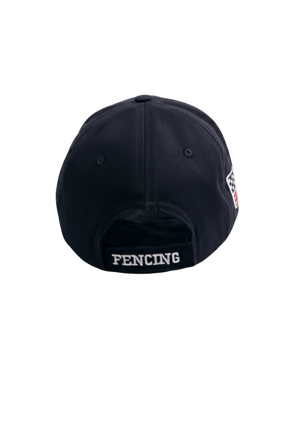 Fencing American Flag Flat Cap – Classic Adjustable Navy Blue Cap for Men and Women