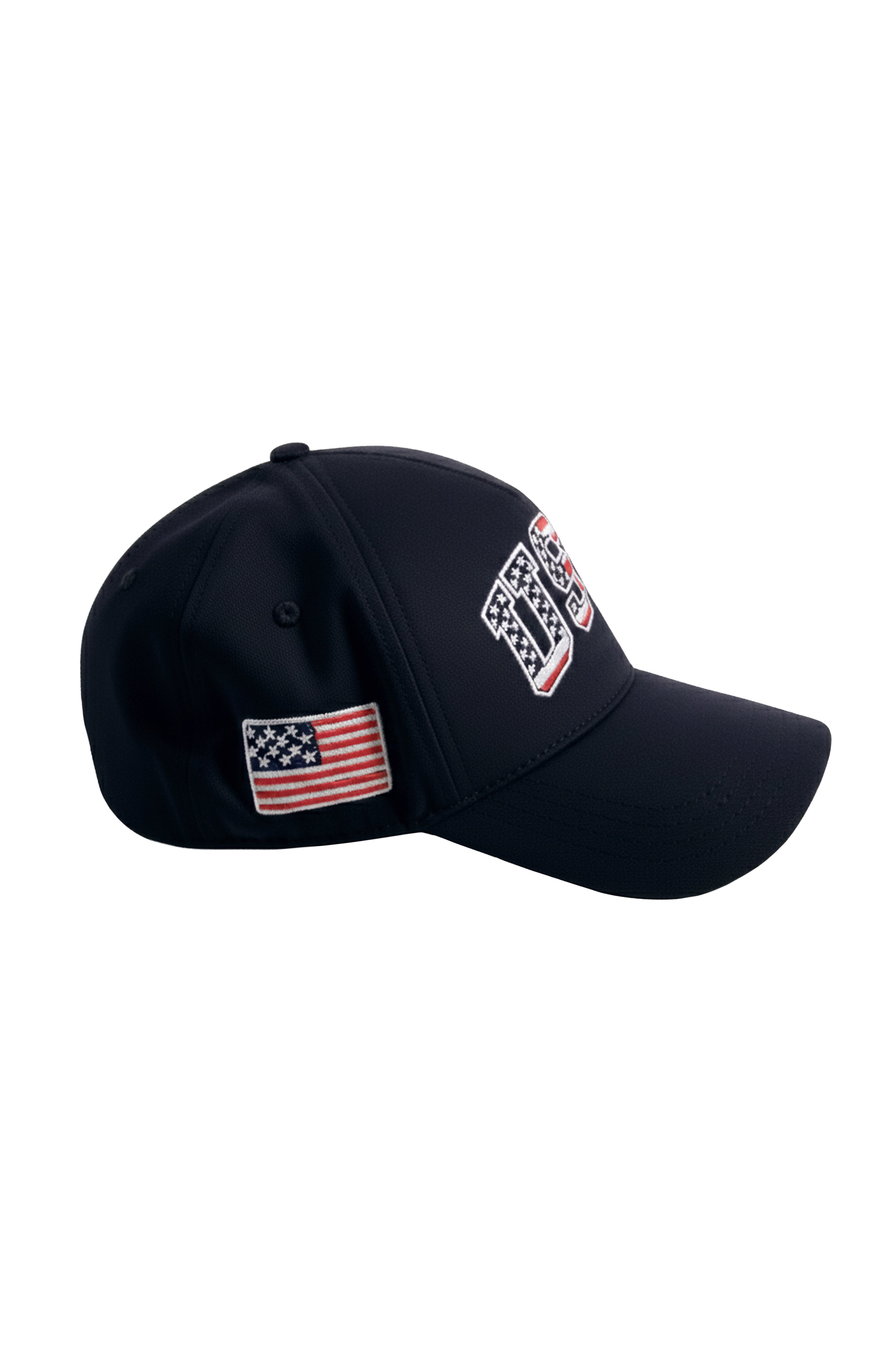 Fencing American Flag Flat Cap – Classic Adjustable Navy Blue Cap for Men and Women