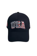 Fencing American Flag Flat Cap – Classic Adjustable Navy Blue Cap for Men and Women
