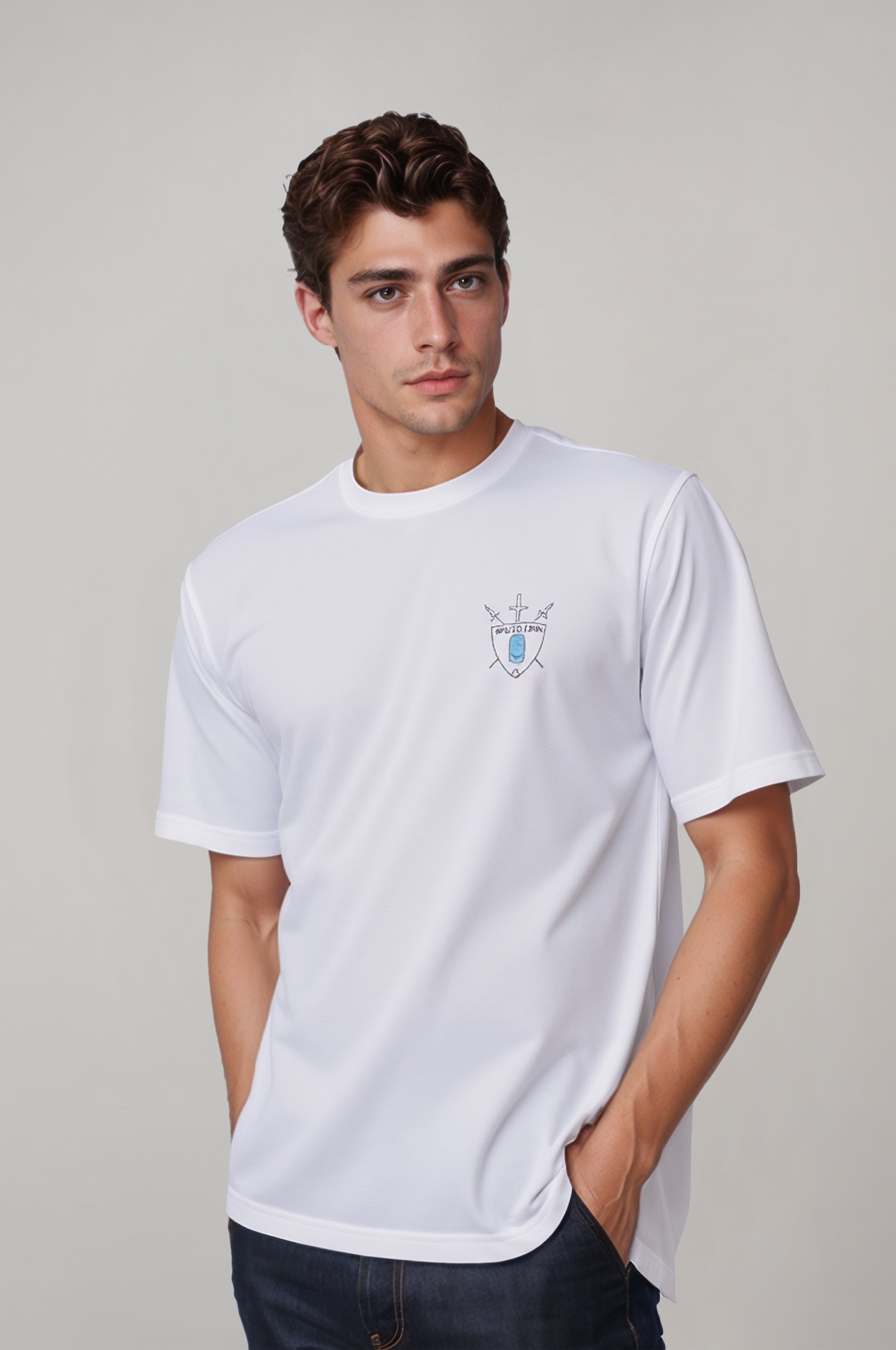 Balestra White Fencing Printed T-Shirt